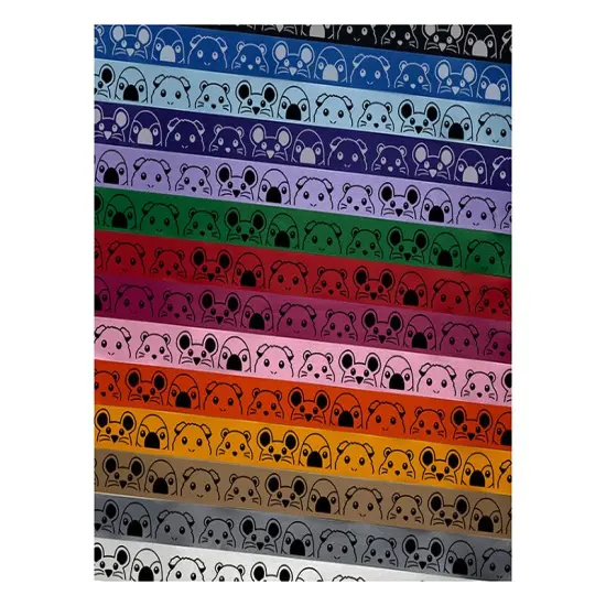 Peeking Pets Mouse Parrot Satin Ribbon for Bows Gift Wrapping - 1" - 3 Yards Silver Ribbon {1}