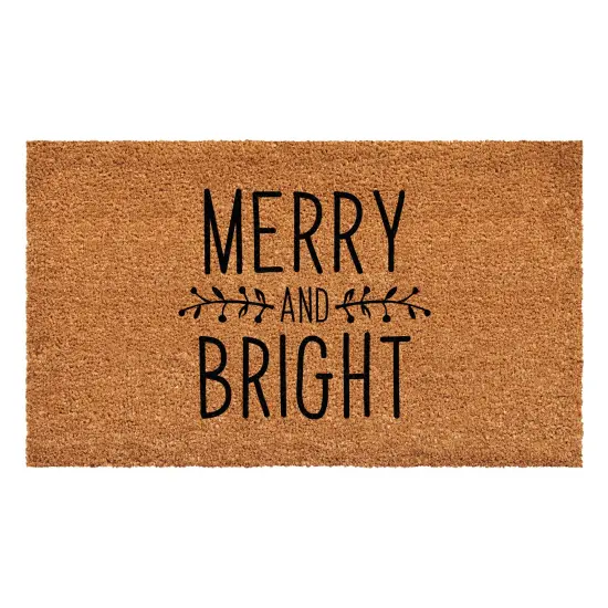 Holly and Bright Doormat {5}
