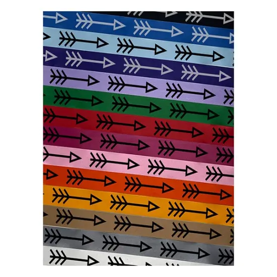 Fun Arrow Satin Ribbon for Bows Gift Wrapping - 1" - 3 Yards Light Pink Ribbon {1}