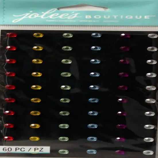 Jolee's Boutique Multicolor Gems Adhesive Dimensional Bling Stickers {1}