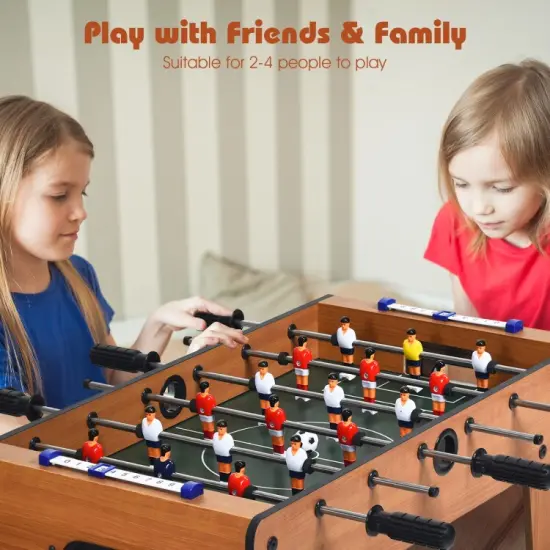 27 Inch Foosball Table Mini Tabletop Soccer Game {2}