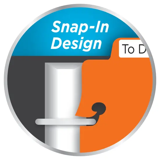 Avery Snap-In Plastic Bookmark Dividers for 3 Ring Binder, White Labels, 1 Assorted Color Set of 5 Tabs, 3 Packs, 15 Page Dividers Total (24908) {3}