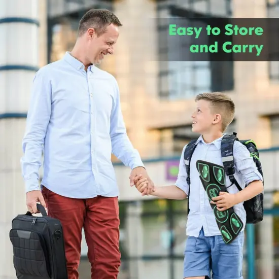 Electronic Drum Set with 2 Build-in Stereo Speakers for Kids Green {6}