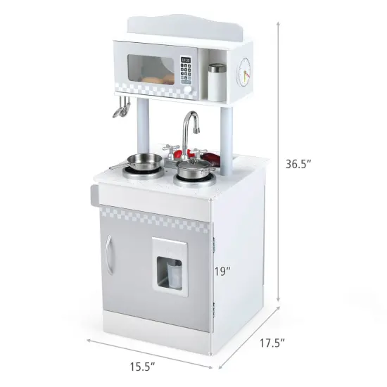 Chef Pretend Kitchen Playset with Cooking Oven and Sink for Toddlers {2}