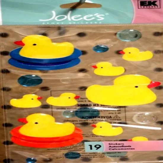 Jolee's Boutique Rubber Duckies Epoxy Stickers {1}