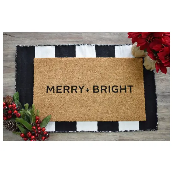 Ultra-Modern Merry & Bright Doormat {3}