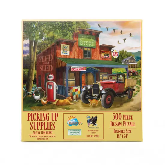 Sunsout Picking Up Supplies 500 pc Jigsaw Puzzle 28601 {4}