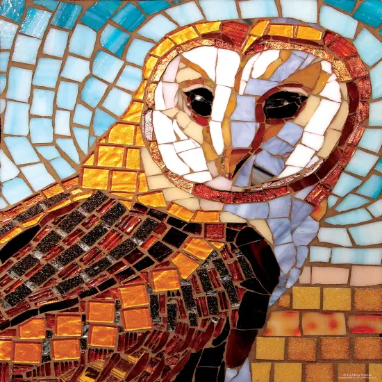 Sunsout Stained Glass Owl 1000 pc Jigsaw Puzzle 70703 {1}