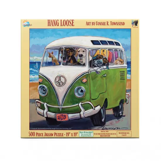 Sunsout Hang Loose 500 pc Jigsaw Puzzle 73035 {4}