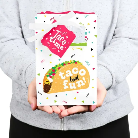 Big Dot of Happiness Taco 'Bout Fun - Fiesta Favor Boxes - Set of 12 {6}