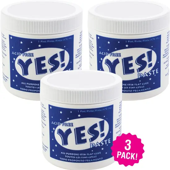 Multipack of 3 - Yes! Stik Flat Glue-1pt {1}