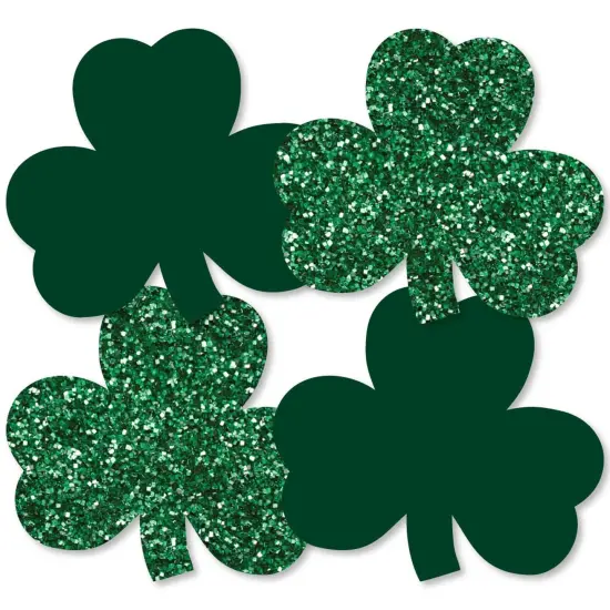 Big Dot of Happiness St. Patrick's Day - Shamrock Decorations DIY Saint Paddy's Day Party Essentials - Set of 20 {3}