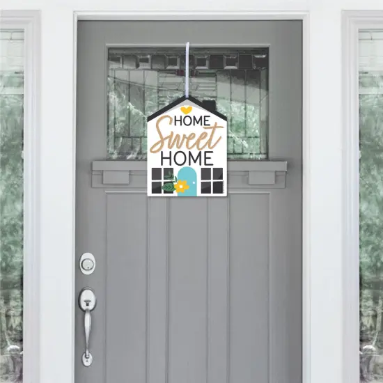 Big Dot of Happiness Welcome Home Housewarming - Hanging Porch New Sweet Home Outdoor Decorations - Front Door Decor - 1 Piece Sign {3}