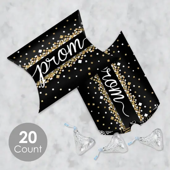 Big Dot of Happiness Prom - Favor Gift Boxes - Prom Night Party Petite Pillow Boxes - Set of 20 {3}