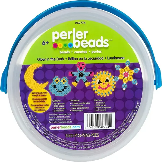 Perler Fused Bead Bucket Kit-Glow-In-The-Dark {2}