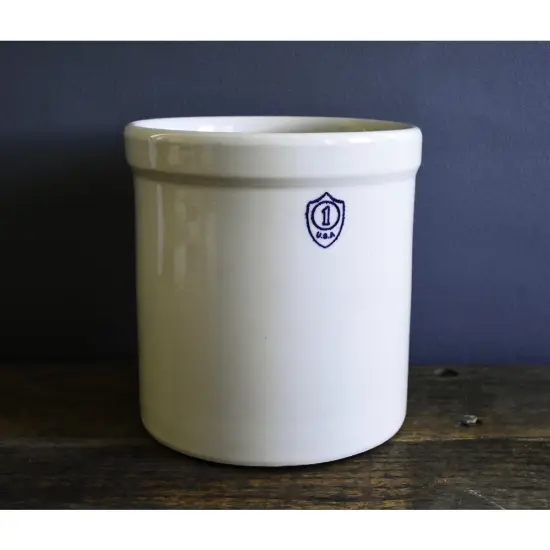 Ohio Stoneware Numbered Pickling and Fermenting Crock 1 Gallon {4}