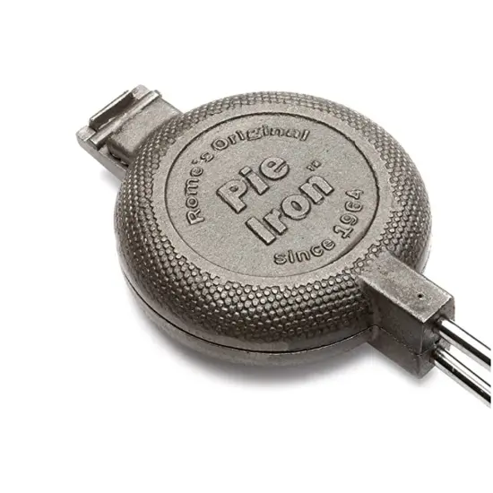 Rome Cast Iron Round Campfire Sandwich Pie Iron 4 in x 22 inch {3}