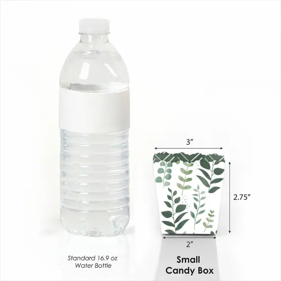 Big Dot of Happiness Boho Botanical - Party Mini Favor Boxes - Greenery Party Treat Candy Boxes - Set of 12 {4}