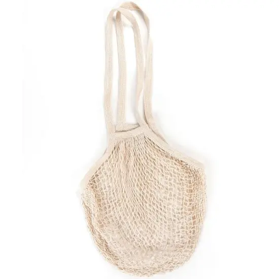 Errand String Bag - Natural Shoulder Handle {1}