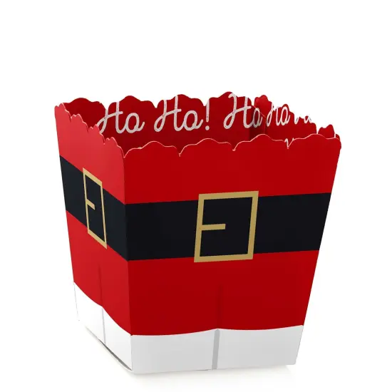 Big Dot of Happiness Jolly Santa Claus - Party Mini Favor Boxes - Christmas Party Treat Candy Boxes - Set of 12 {1}