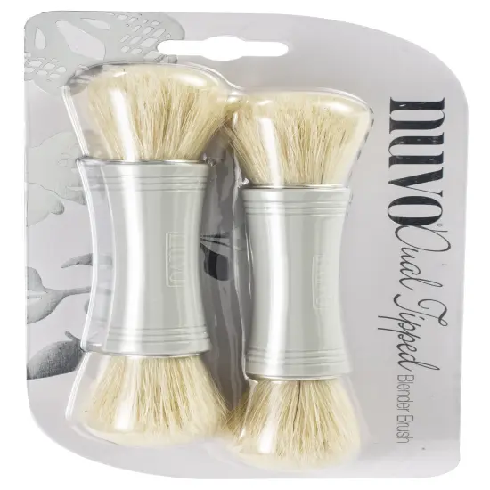 Nuvo Dual Ended Blending Brushes, Professional Art Blending Tool, 2 pack {1}