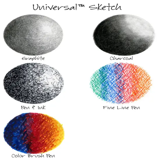 Canson Universal Spiral Sketch Book 9"X12"-100 Sheets {2}