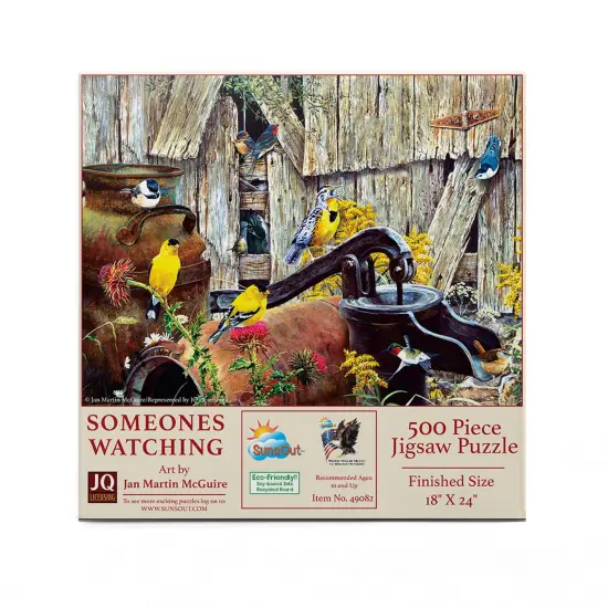 Sunsout Someone's Watching 500 pc Jigsaw Puzzle 49082 {4}