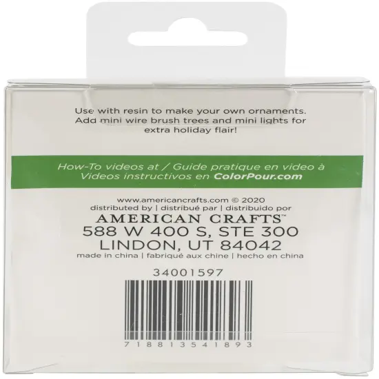American Crafts Color Pour Resin Mold-Ornament {3}