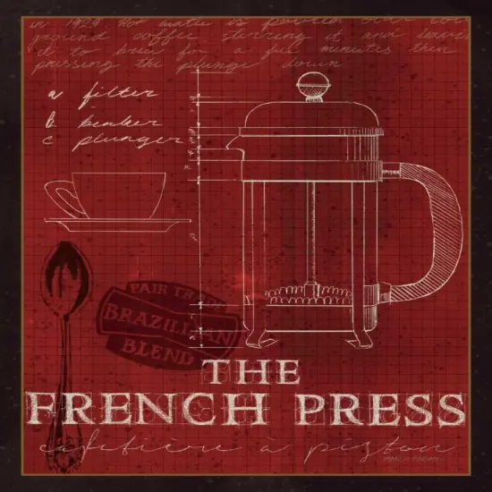 Coffee Blueprint I v2 Poster Print by Marco Fabiano - Item # VARPDX14145 {1}