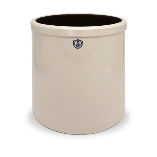 Ohio Stoneware Numbered Pickling and Fermenting Crock 5 Gallon {1}