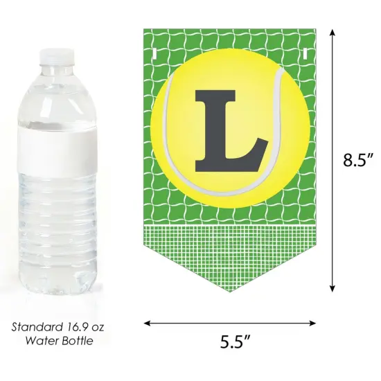 Big Dot of Happiness You Got Served - Tennis - Tennis Ball Party Bunting Banner - Party Decorations - Let's Have A Rally Good Time {4}