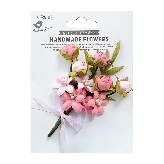 Little Birdie Dillan Paper Bouquet 1/Pkg-Celebrate Life {1}