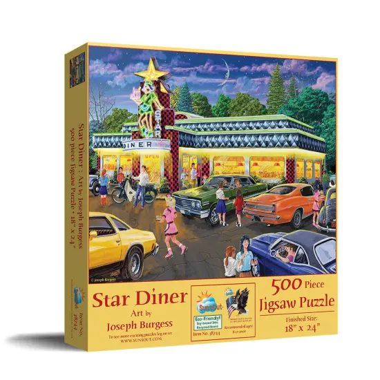 Sunsout Star Diner 500 pc Jigsaw Puzzle 38744 {3}