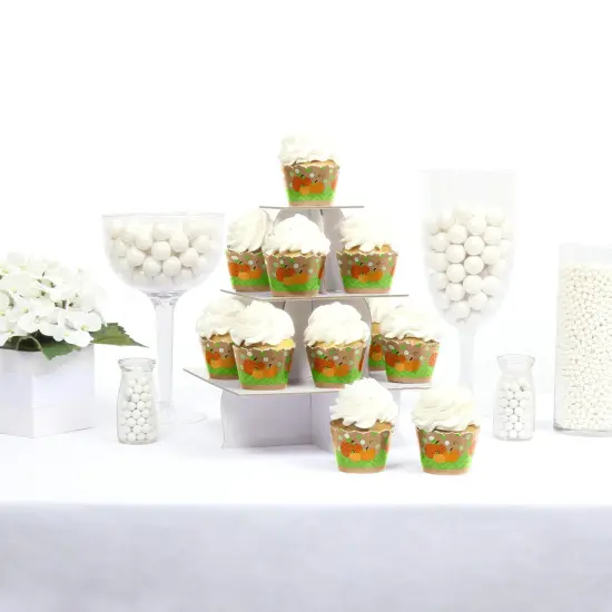 Big Dot of Happiness Pumpkin Patch - Fall, Halloween or Thanksgiving Party Decorations - Party Cupcake Wrappers - Set of 12 {3}