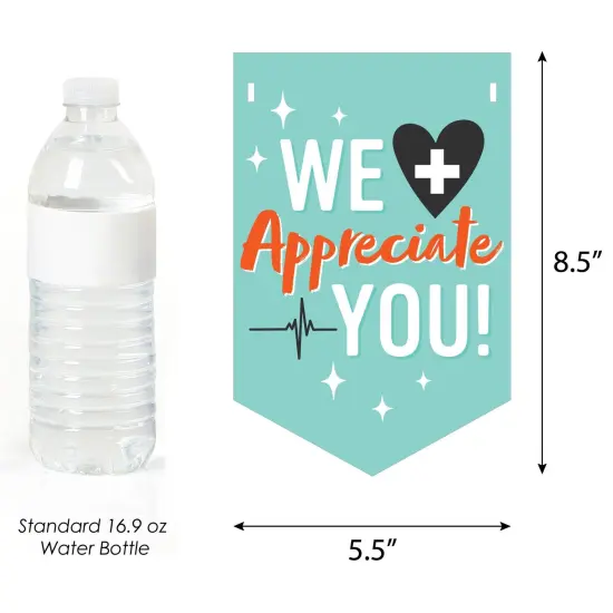 Big Dot of Happiness Thank You Doctors - Doctor Appreciation Week Bunting Banner - Party Decorations - Thank You Doctors {3}
