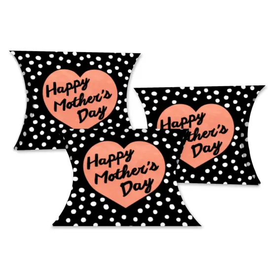 Big Dot of Happiness Best Mom Ever - Favor Gift Boxes - Mother's Day Party Petite Pillow Boxes - Set of 20 {1}