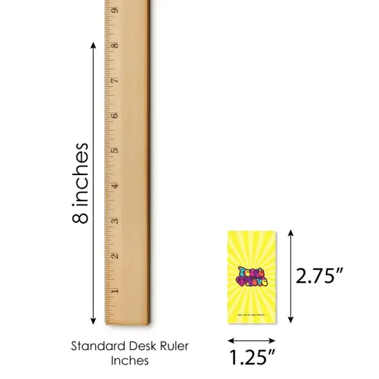 Big Dot of Happiness 60's Hippie - Mini Candy Bar Wrapper Stickers - 1960s Groovy Party Small Favors - 40 Count {6}