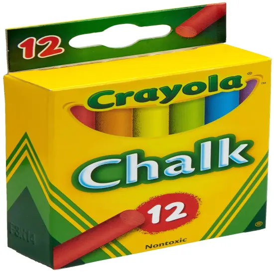 Crayola Chalk-Assorted Colors 12/Pkg {2}