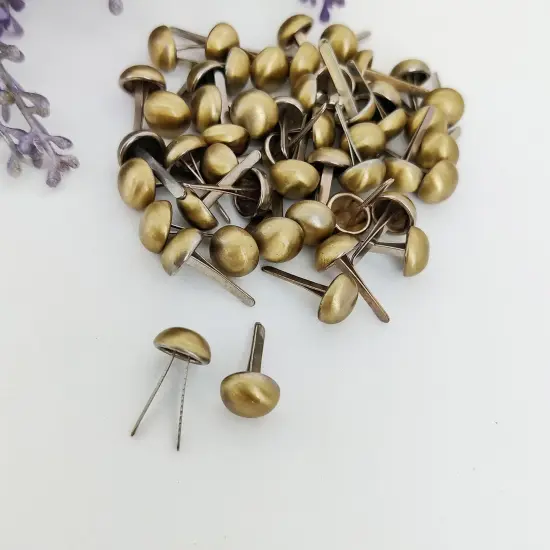 Dress My Craft Brads 9mm 30/Pkg-Antique Bronze {2}