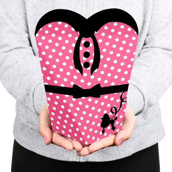 Big Dot of Happiness 50's Sock Hop - 1950s Rock N Roll Party Favors - Gift Heart Shaped Favor Boxes for Women - Set of 12 {6}