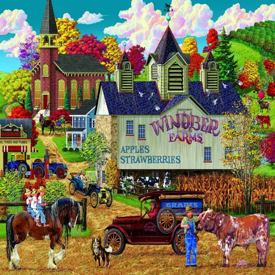 Sunsout Windber Farms 300 pc Jigsaw Puzzle 38729 {1}