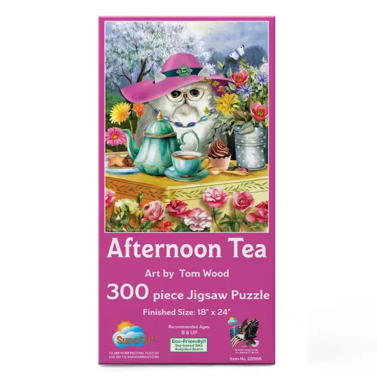 Sunsout Afternoon Tea 300 pc Jigsaw Puzzle 28966 {4}