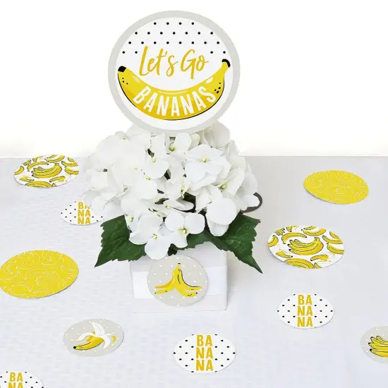 Big Dot of Happiness Let's Go Bananas - Tropical Party Giant Circle Confetti - Party Decorations - Large Confetti 27 Count {7}