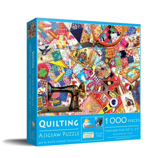 Sunsout Quilting 1000 pc Jigsaw Puzzle 70006 {3}