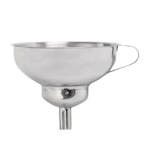Lehman's Canning Funnel Regular and Wide Mouth Stainless Steel Removable Spout {1}