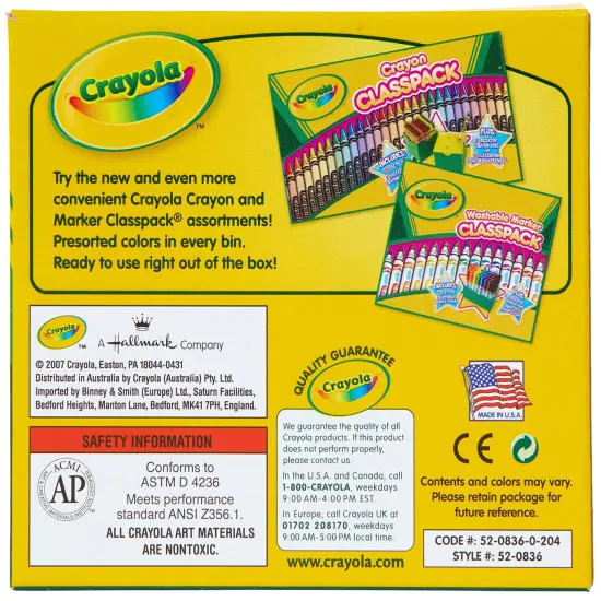 Crayola White Crayons-12/Pkg {3}