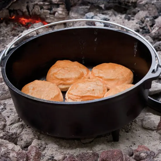 Lodge Camp Dutch Oven Size 12 Deep {4}