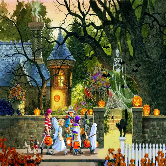 Sunsout Friends on Halloween 1000 pc Halloween Jigsaw Puzzle 51224 {1}