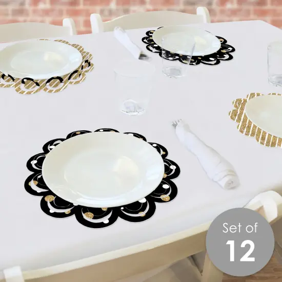 Big Dot of Happiness 1st Birthday Little Mr. Onederful - Boy First Birthday Party Round Table Decorations - Paper Chargers - Place Setting For 12 {3}