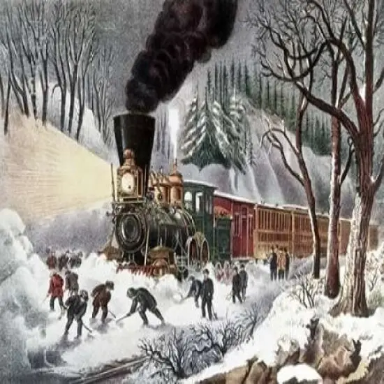 American Railroad Scene Poster Print by Currier and Ives - Item # VARPDX277162 {1}